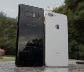 Galaxy Note 8 VS iPhone 7 Plus เปรียบเทียบภาพ Portrait