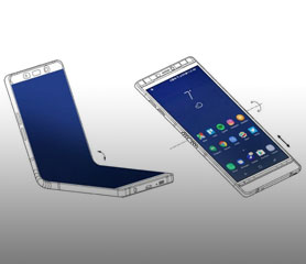 Samsung Galaxy X (สมาร์ทโฟนหน้าจอพับได้) รุ่นต้นแบบ